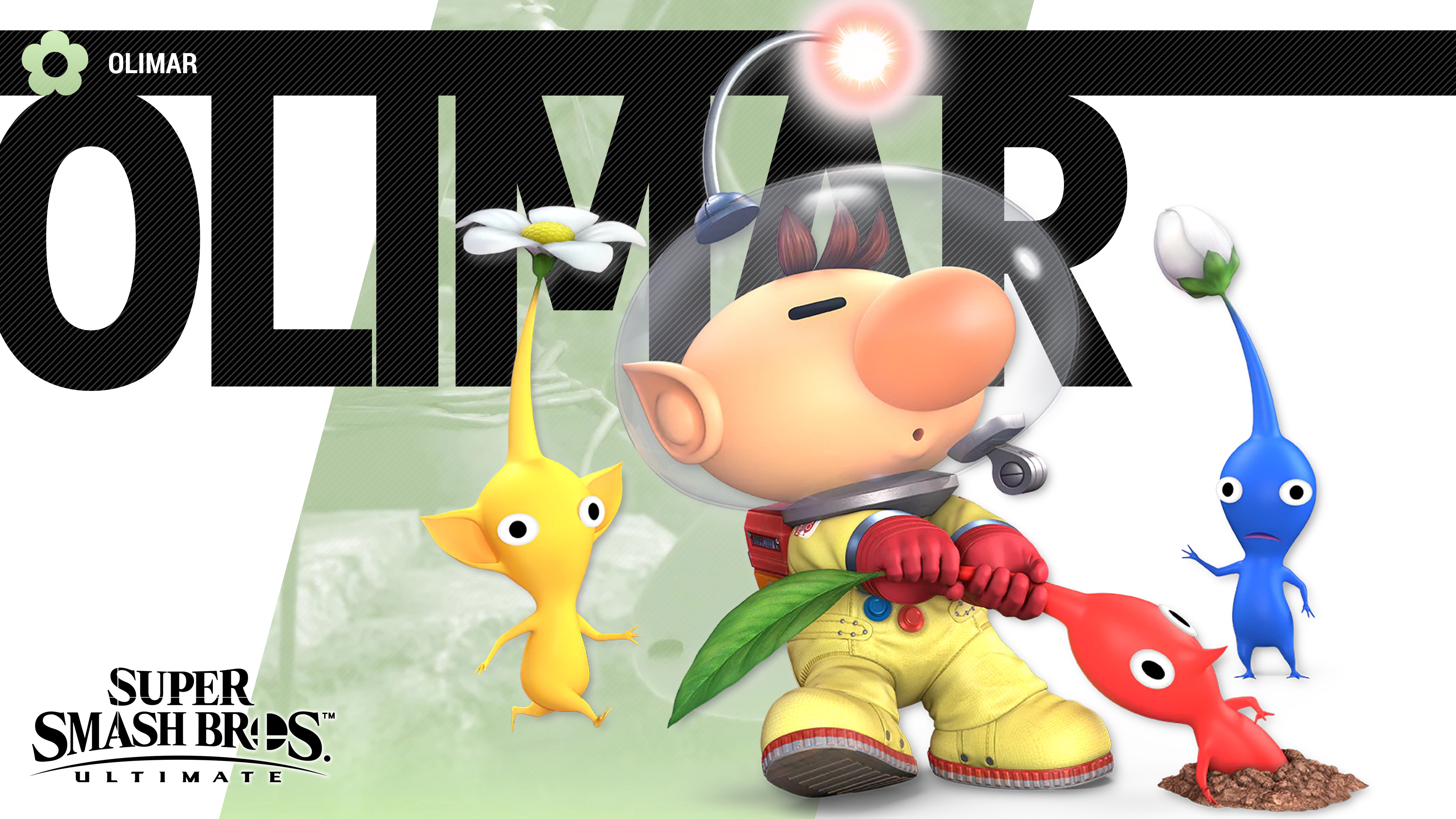 3840x2160 Super Smash Bros Ultimate Olimar Wallpaper with Monocle, Desktop