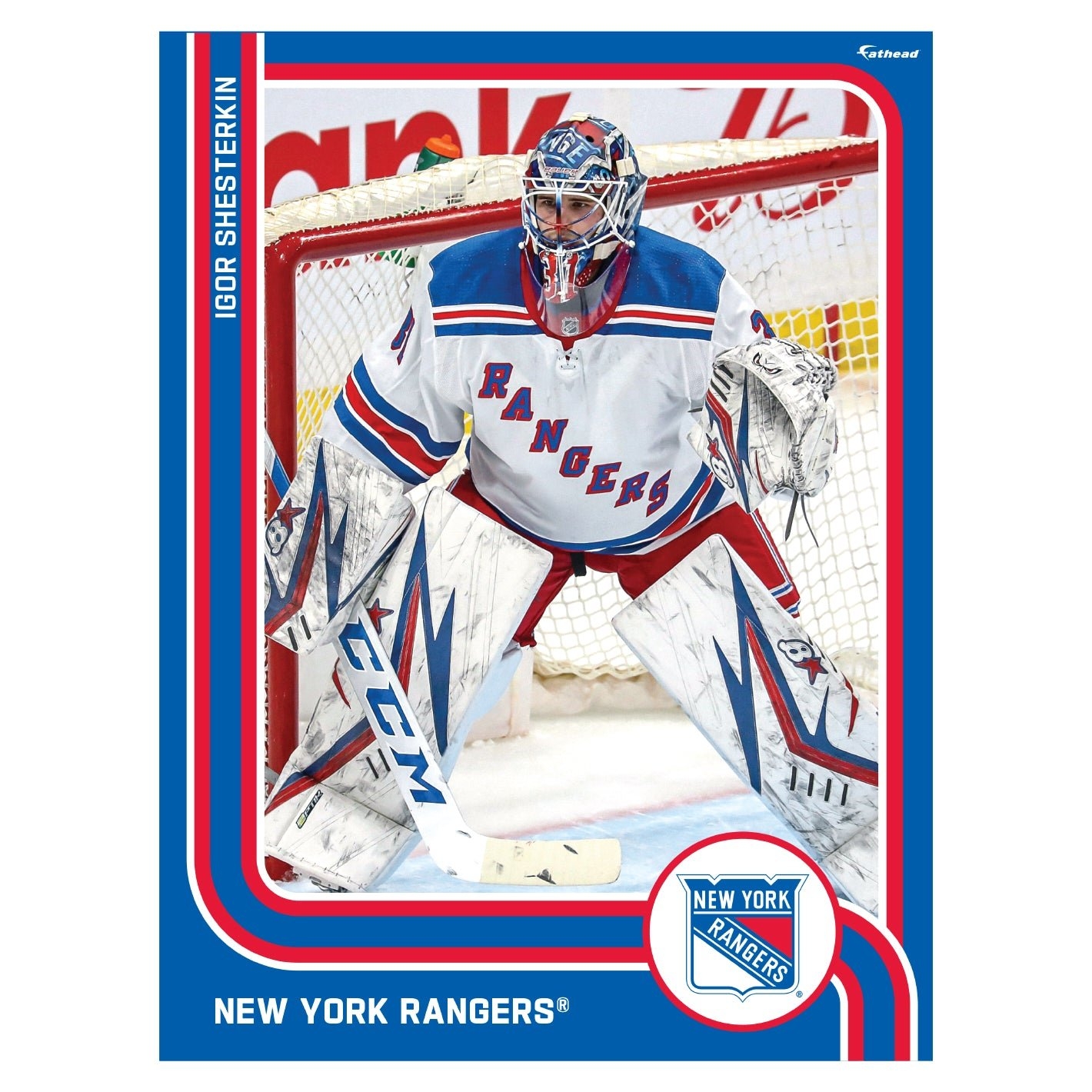 1420x1420 New York Rangers: Igor Shesterkin 2021 Poster Licensed NH, Phone