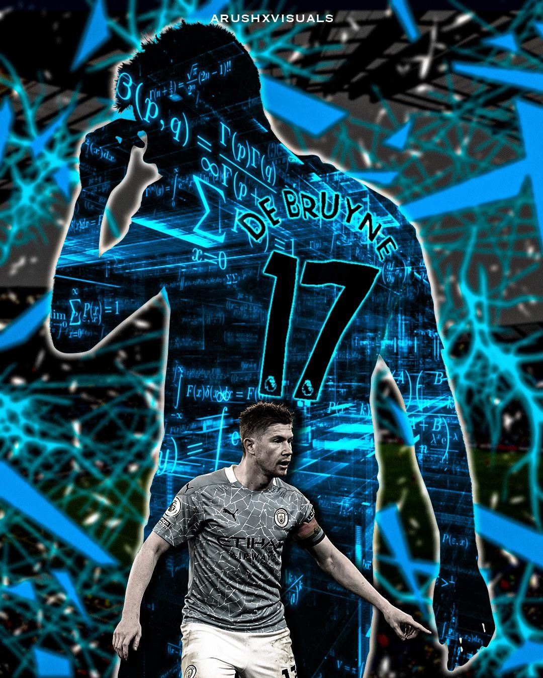 1080x1350 A Kevin de Bruyne wallpaper I made for yall to commemorate reaching your first ucl final! “Every. Pass. Calculated”, Phone