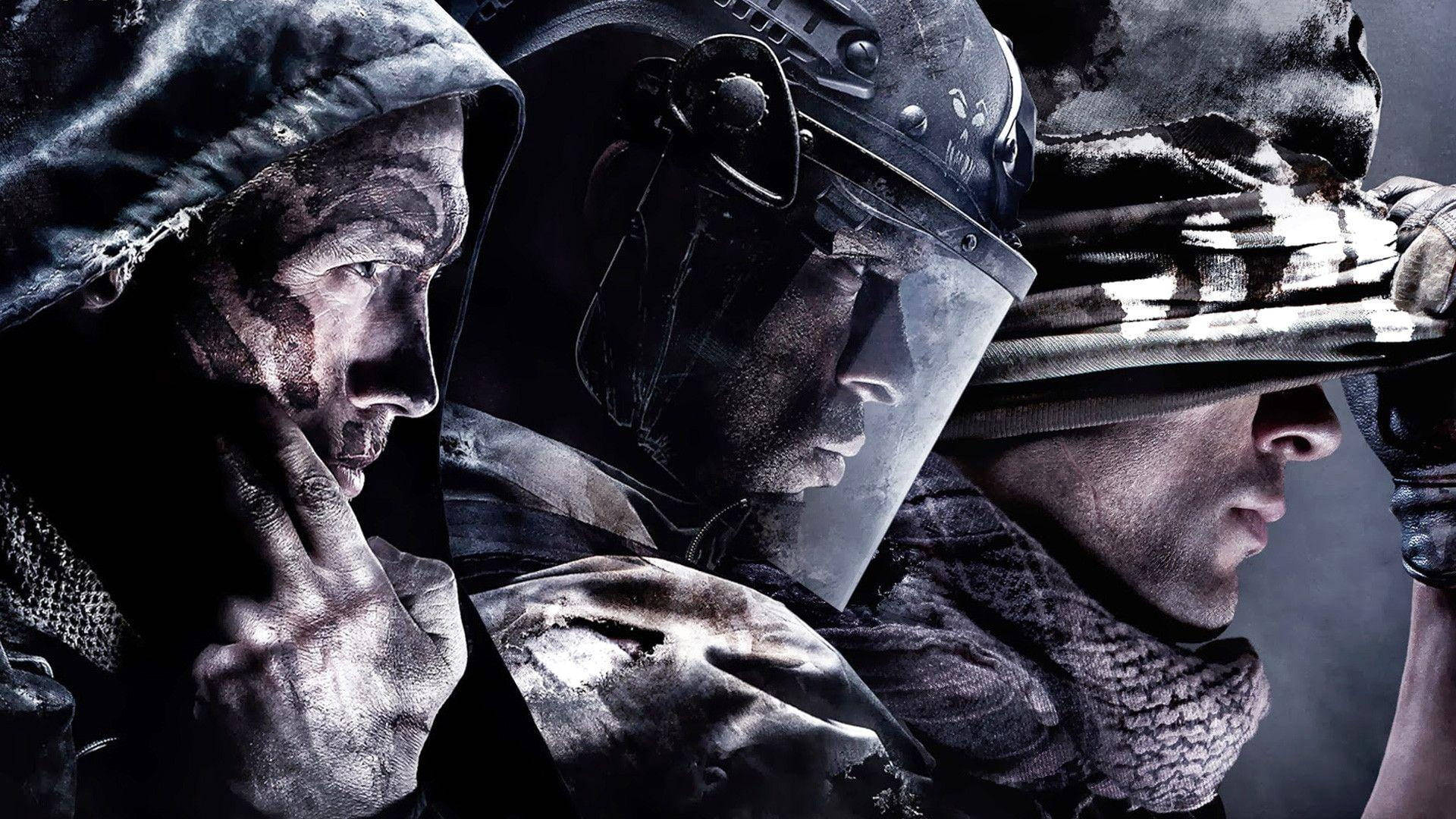 1920x1080 Download Call Of Duty Ghost Three Soldiers Wallpaper, Desktop