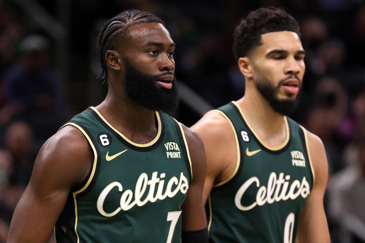 1200x800 Celtics' Jayson Tatum and Jaylen Brown, Desktop