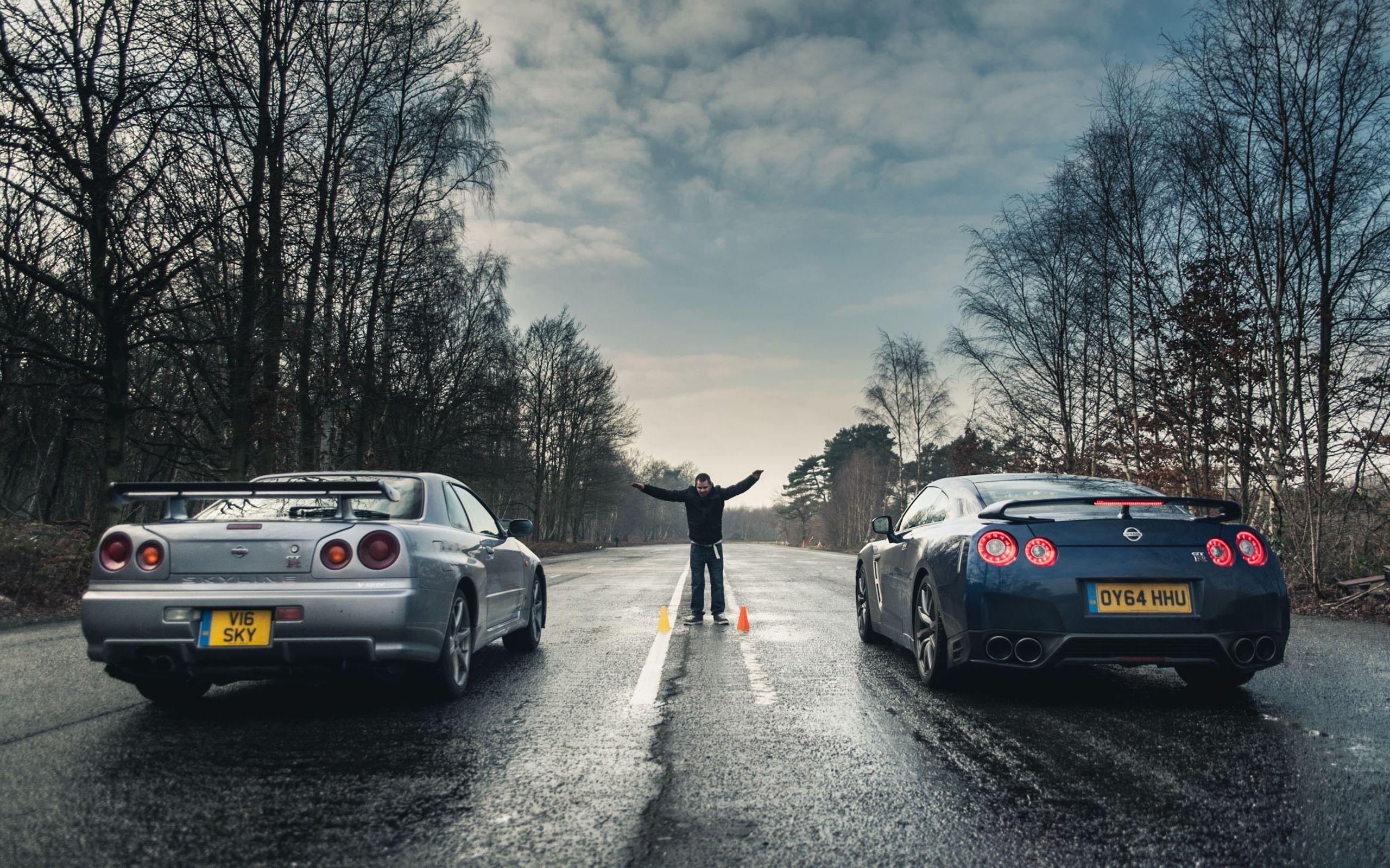 2560x1600 Nissan R34 Skyline GT R Vs R35 GT R: Downloadable Image Gallery Part 3, Desktop