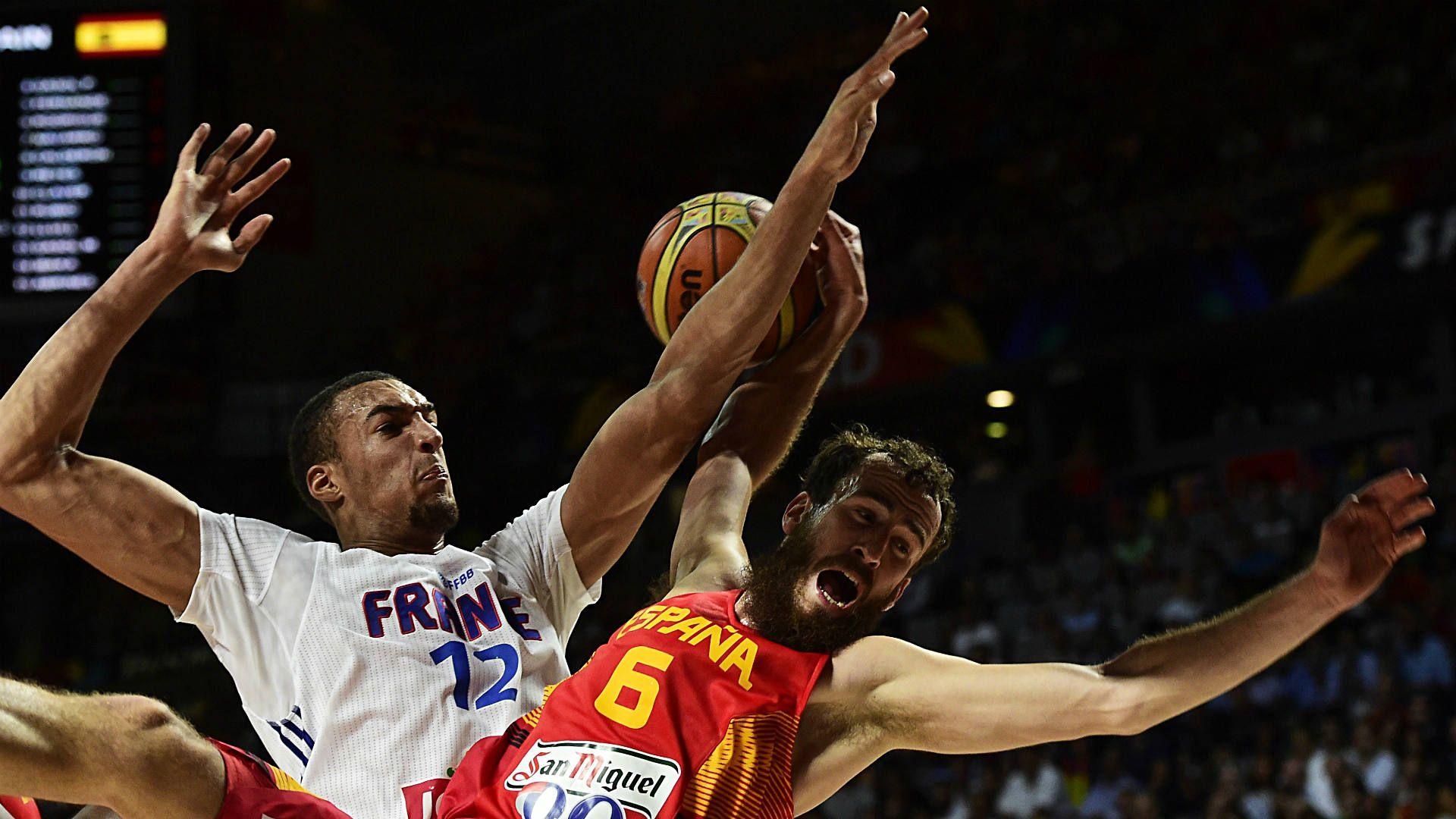 1920x1080 Rudy Gobert leads France in FIBA stunner over Spain. NBA, Desktop