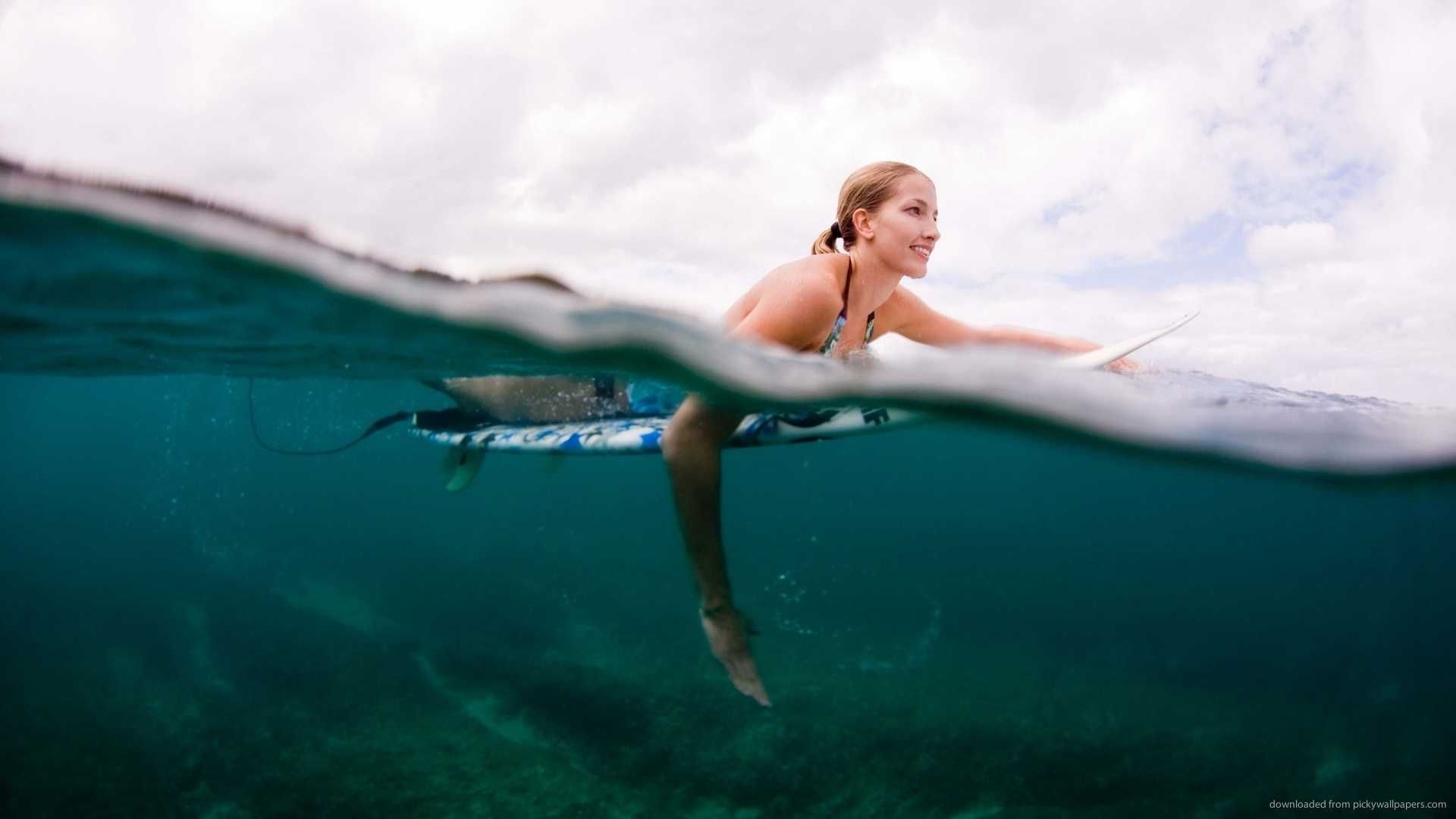 1920x1080 Surfer Girl Swimming & Surfing Wallpaper HD Best Collection, Desktop