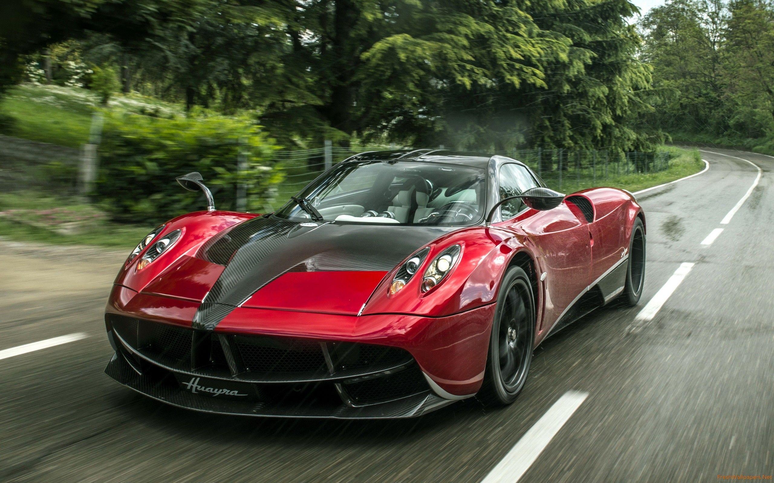 2560x1600 Pagani Huayra Red And Black Hypercar wallpaper, Desktop