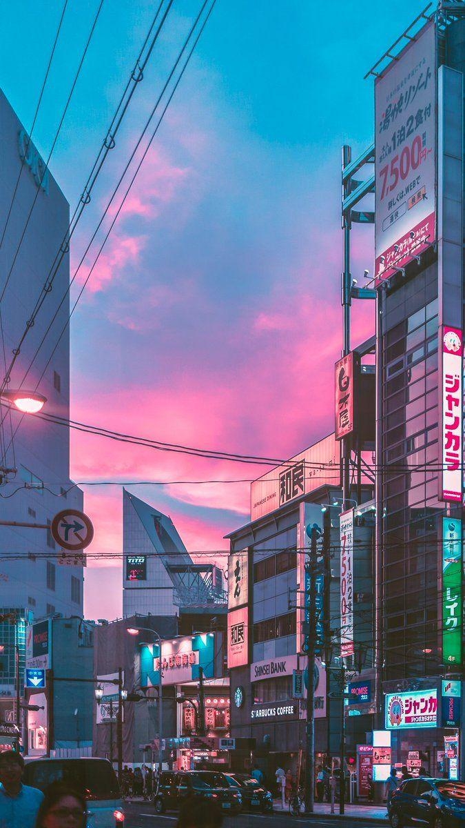 680x1200 Osaka Hues, Phone