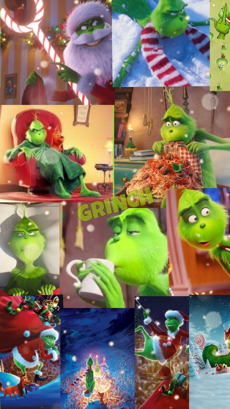 740x1310 GRINCH в 2022 г. Тематические фотографии, Рождественские обои, Новогодние записки, Phone