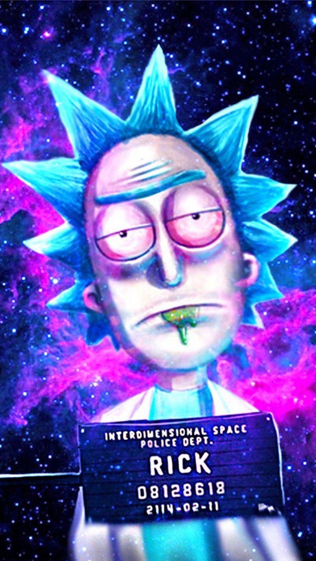 1080x1920 HD Rick And Morty Cartoon Network iPhone Wallpaper 3D, Phone