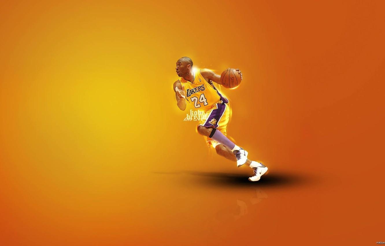 1340x850 Wallpaper Basketball, NBA, Kobe Bryant, Black Mamba, Dribbling, Los Angeles Lakers Image For Desktop, Section спорт, Desktop