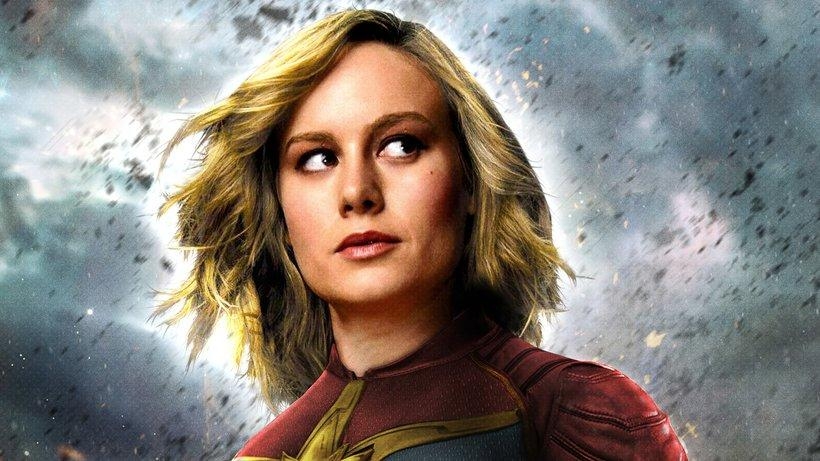 820x470 Captain Marvel Movie 2019 Brie Larson as Carol Danvers 4K, Desktop