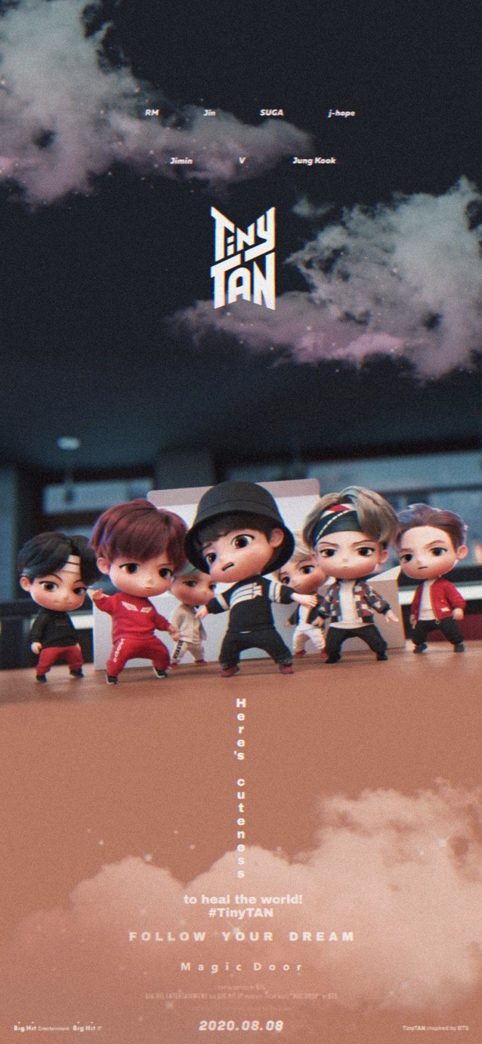 950x2050 TinyTan Wallpaper and Lockscreens. Bts wallpaper, Bts fanart, Bts memes, Phone