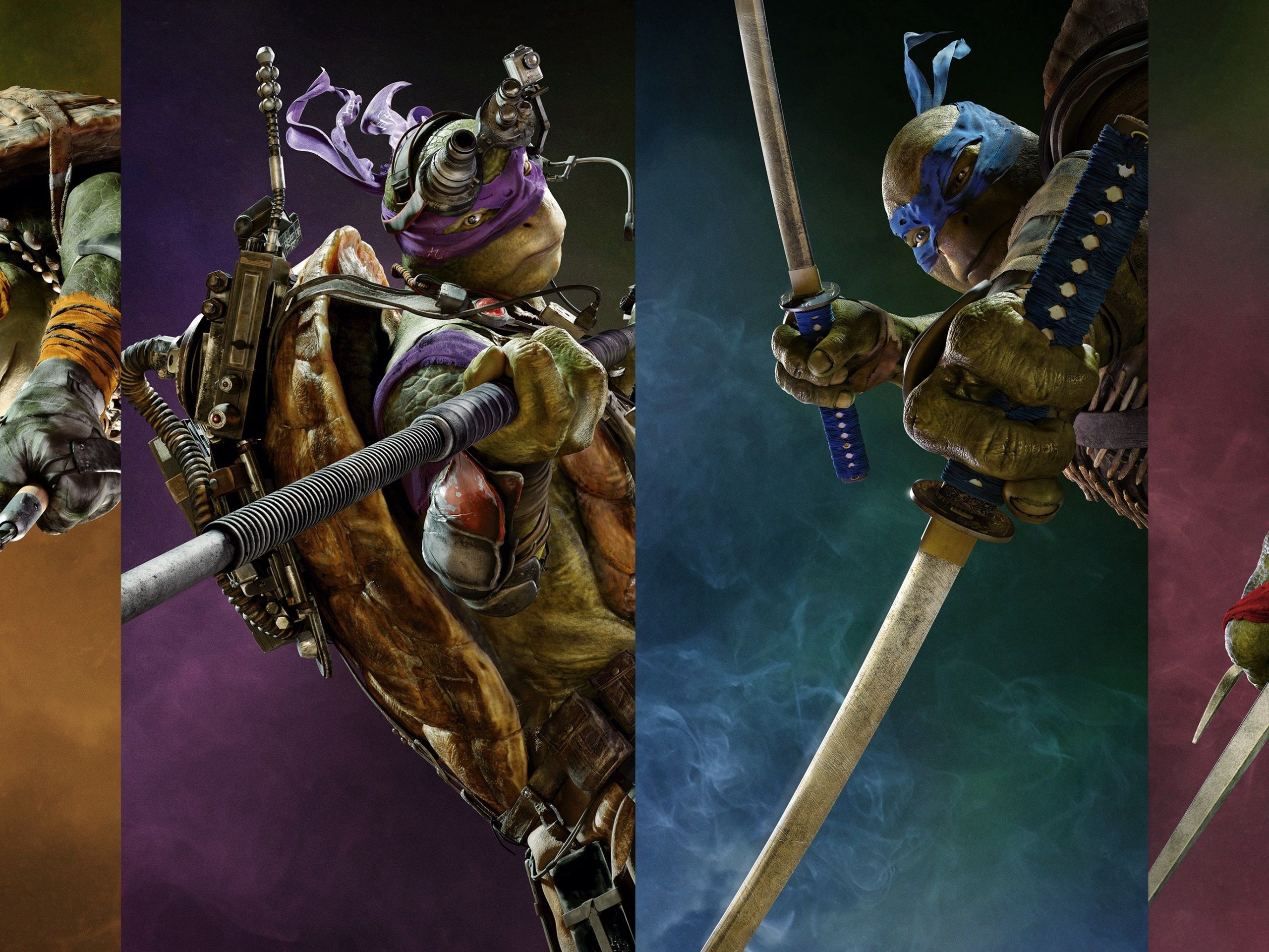 2560x1920 Wallpaper Four heroes, Teenage Mutant Ninja Turtles 3840x2160 UHD 4K Picture, Image, Desktop