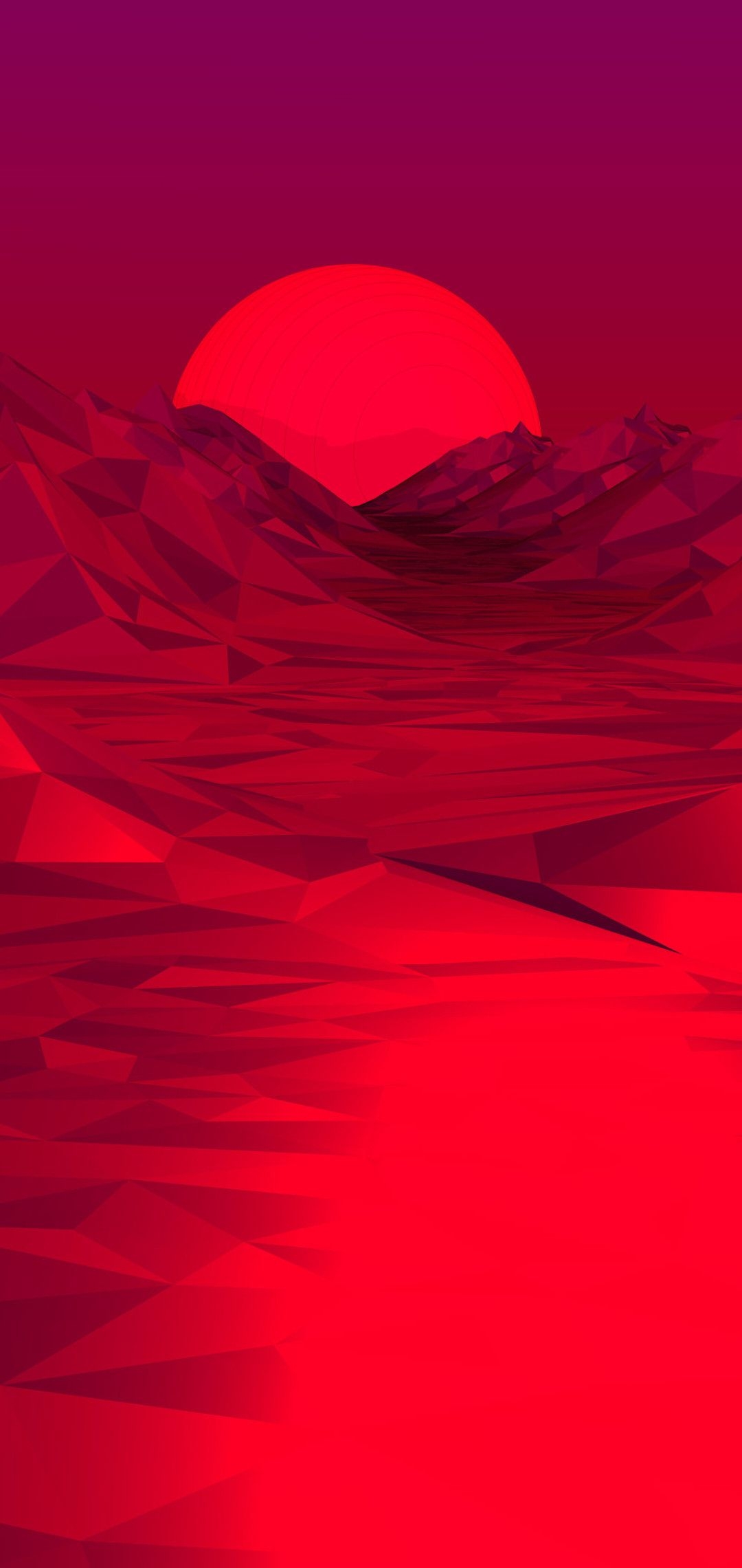 1080x2280 Red iPhone Background 4k, Phone