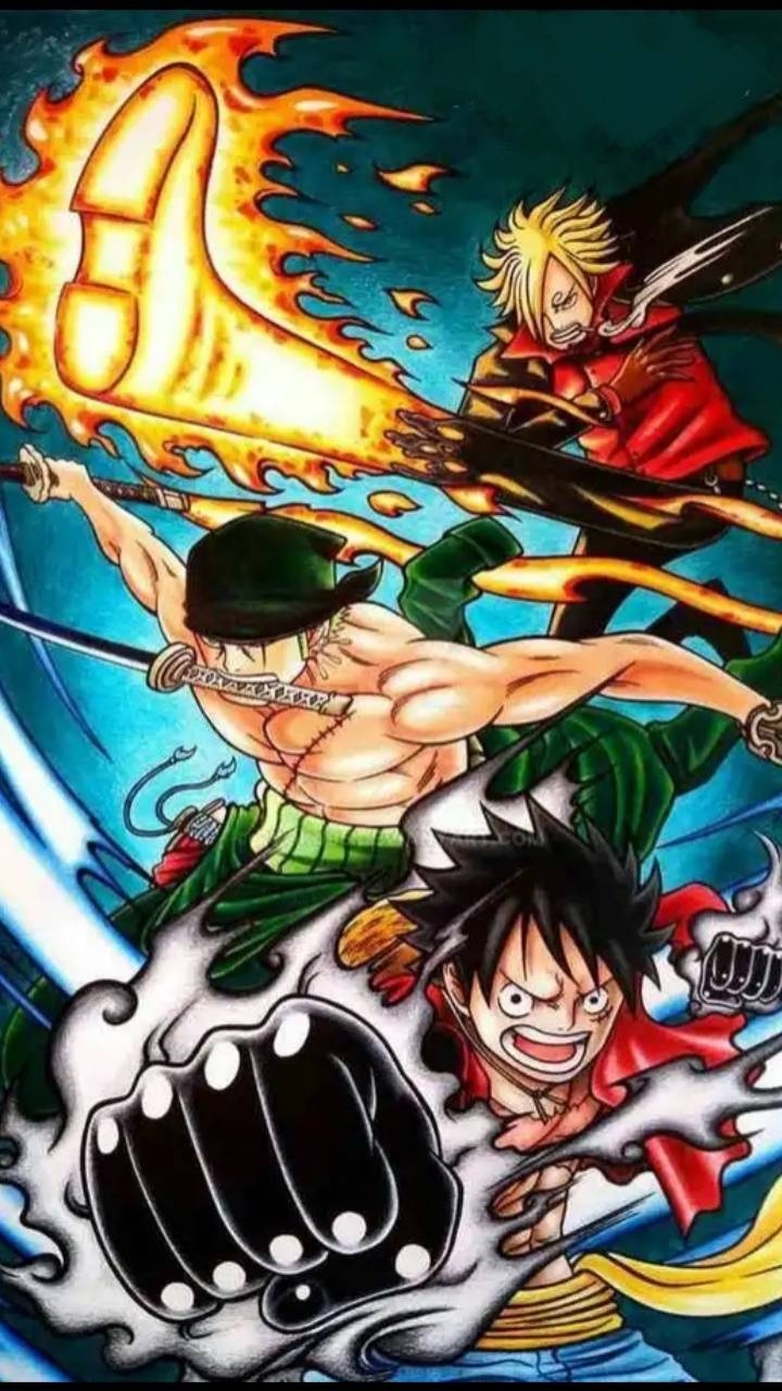 720x1280 Anime Wallpaper HD: One Piece Luffy Zoro Sanji Wallpaper, Phone