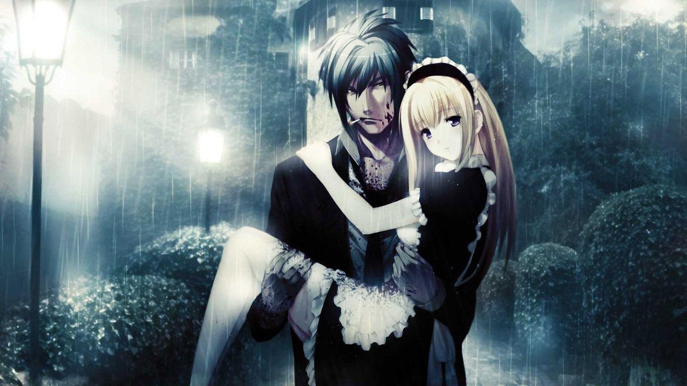 1370x770 Anime Love Wallpaper, Desktop