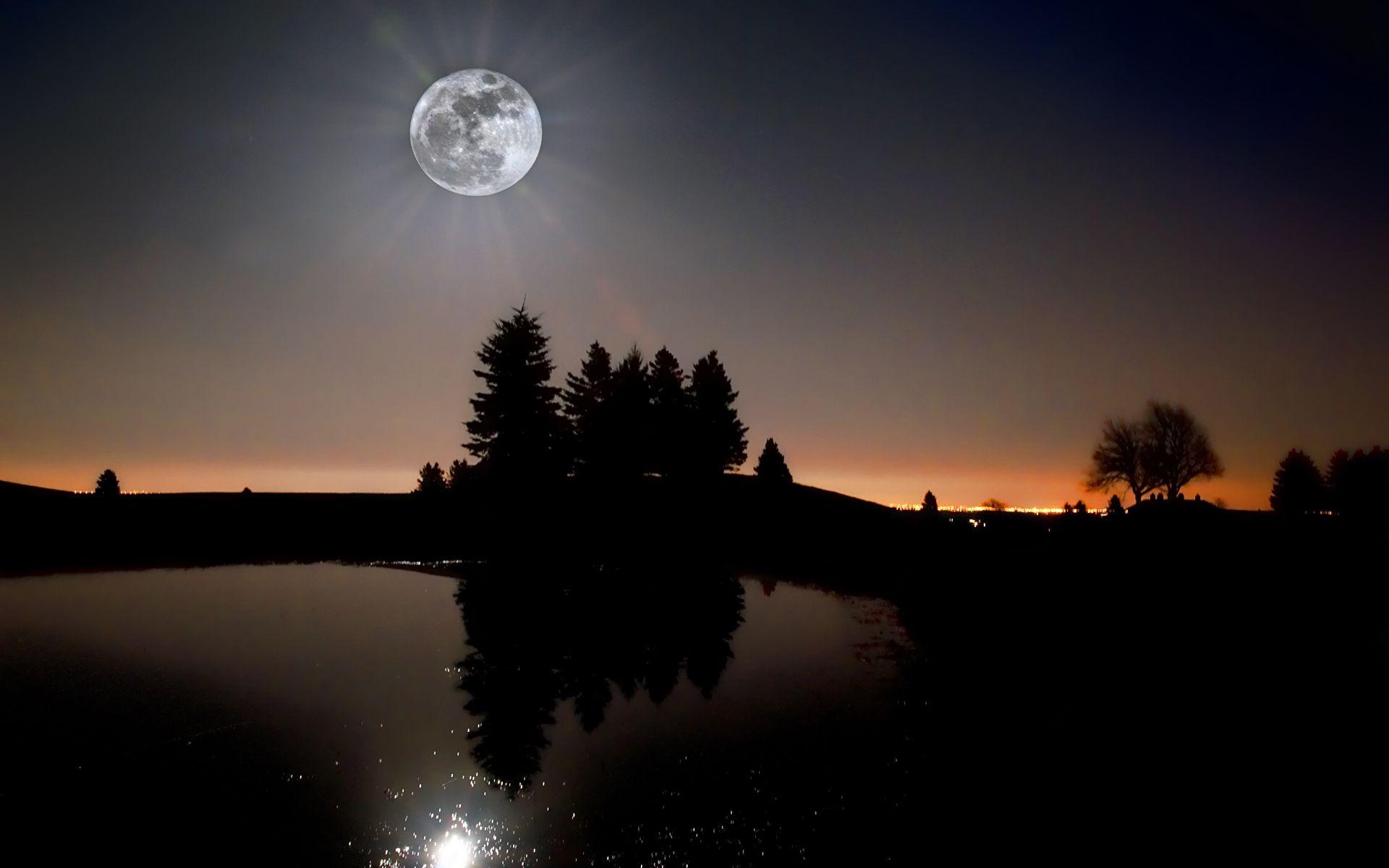 1920x1200 Desktop Cool Moon Photo Wallpaper, Desktop