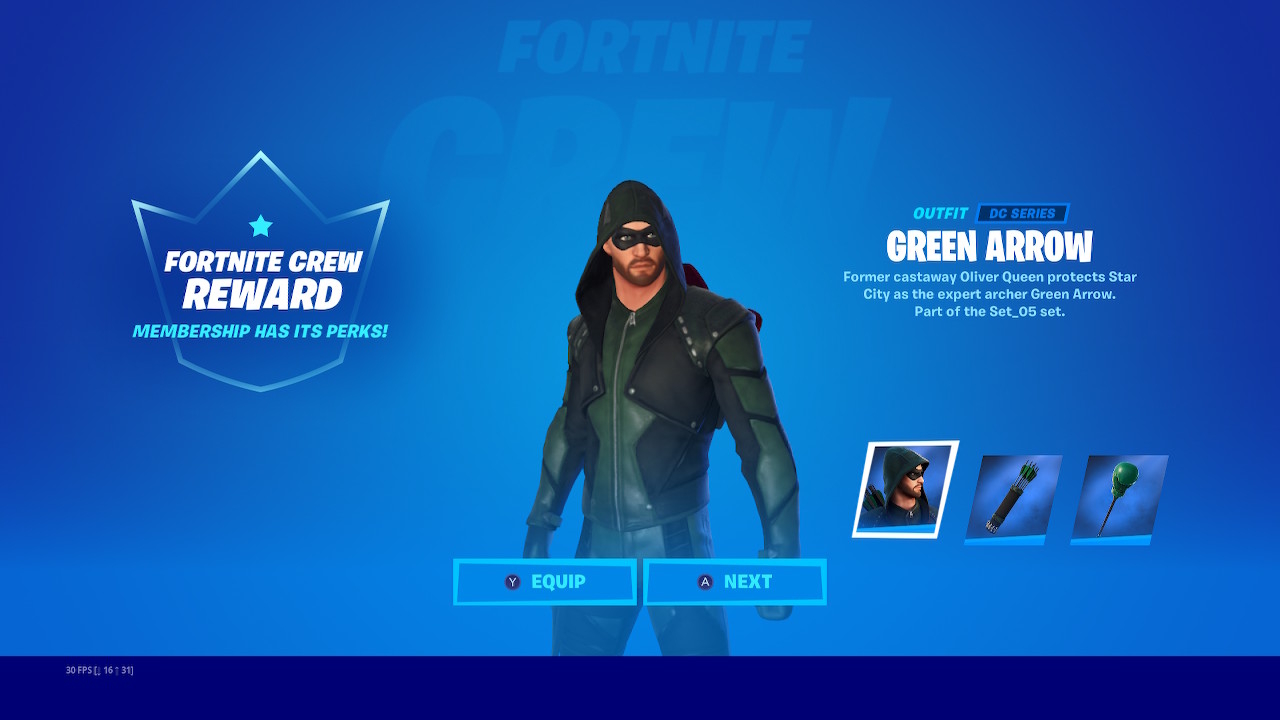 1280x720 Green Arrow Fortnite wallpaper, Desktop