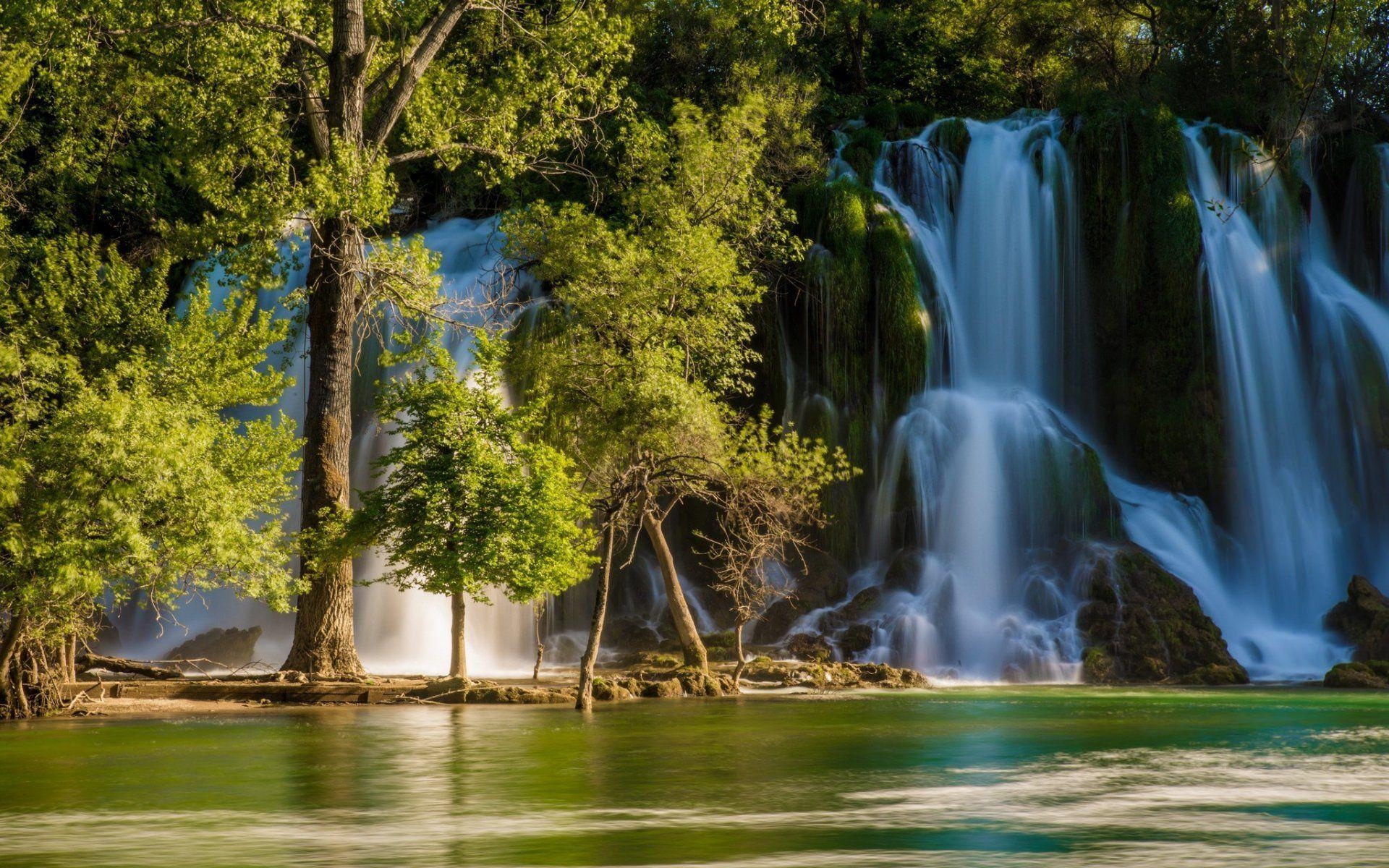 1920x1200 kravice falls trebižat river bosnia and herzegovina bosnia, Desktop