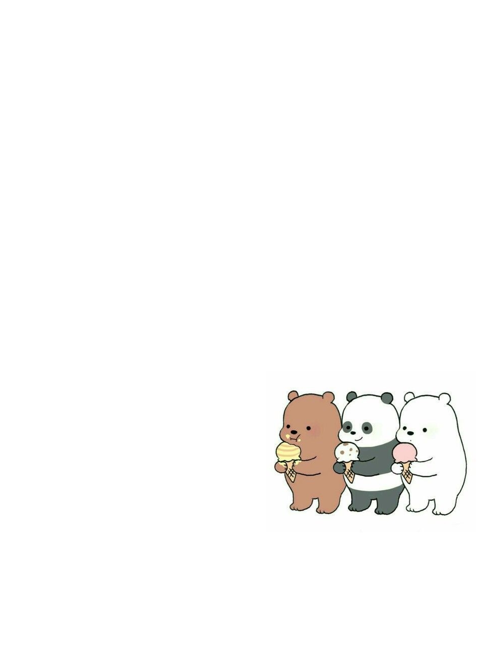 960x1280 We Bare Bears!!!. Animals. Bare bears, Bears and Wallpaper. Bear wallpaper, We bare bears wallpaper, Cute cartoon wallpaper, Phone