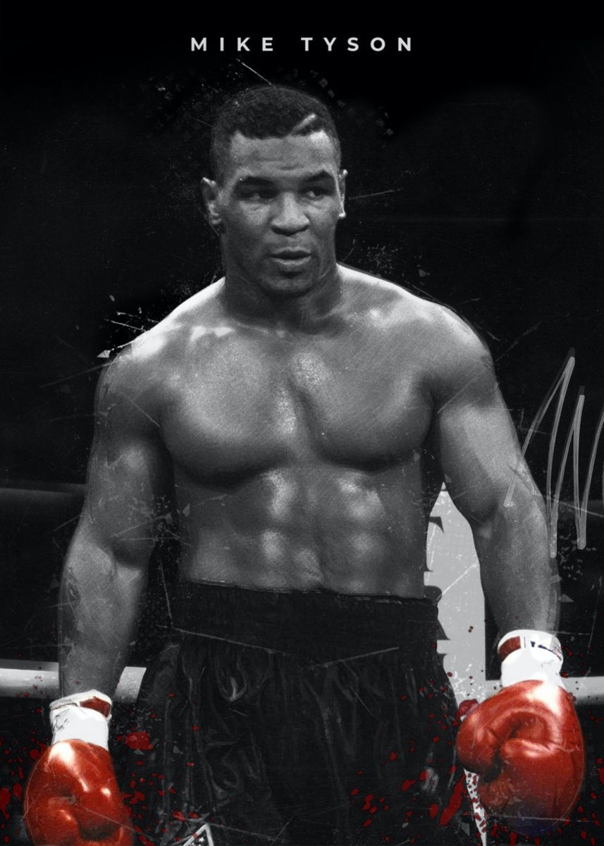 860x1200 Mike Tyson' Poster, Phone