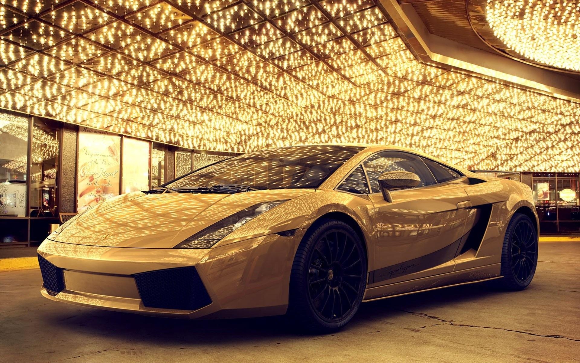 1920x1200 Gold Lamborghini Wallpaper, Desktop