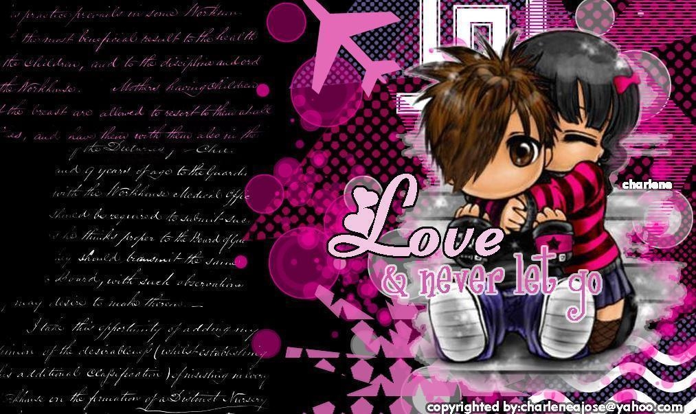 1020x610 Anime Emo Love Wallpaper, Desktop