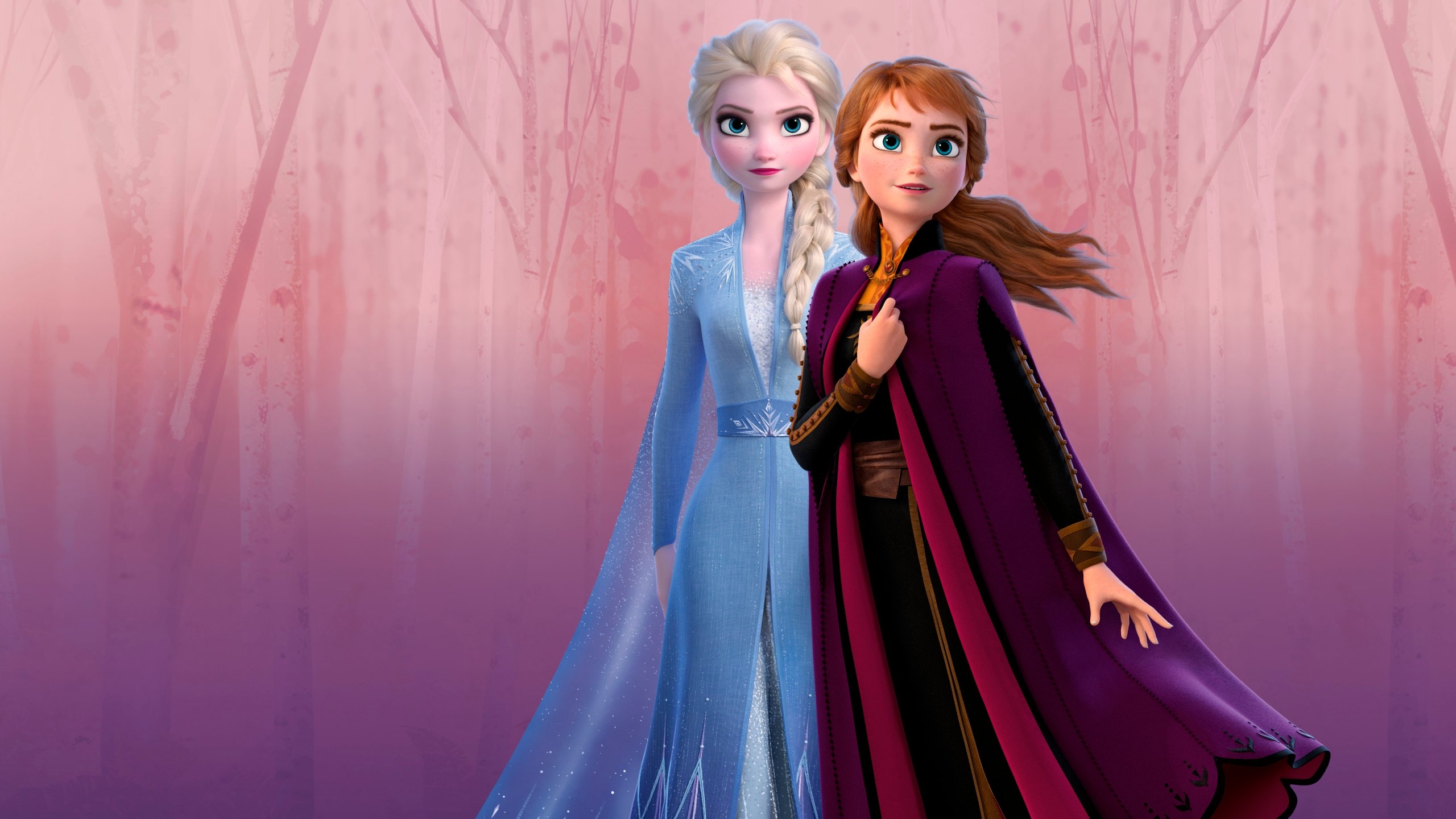 2560x1440 New Frozen 2 HD wallpaper with official clipart, Desktop