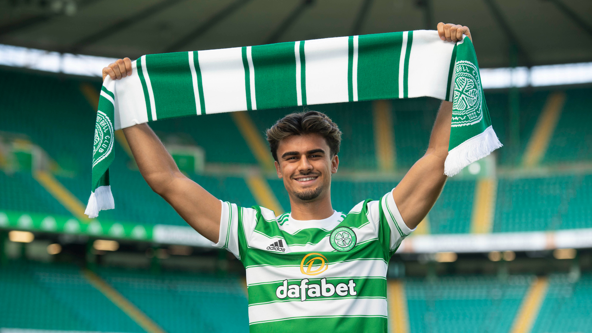 1920x1080 Scarf ace Hoops fan's gesture hooks Jota on the Celts, Desktop