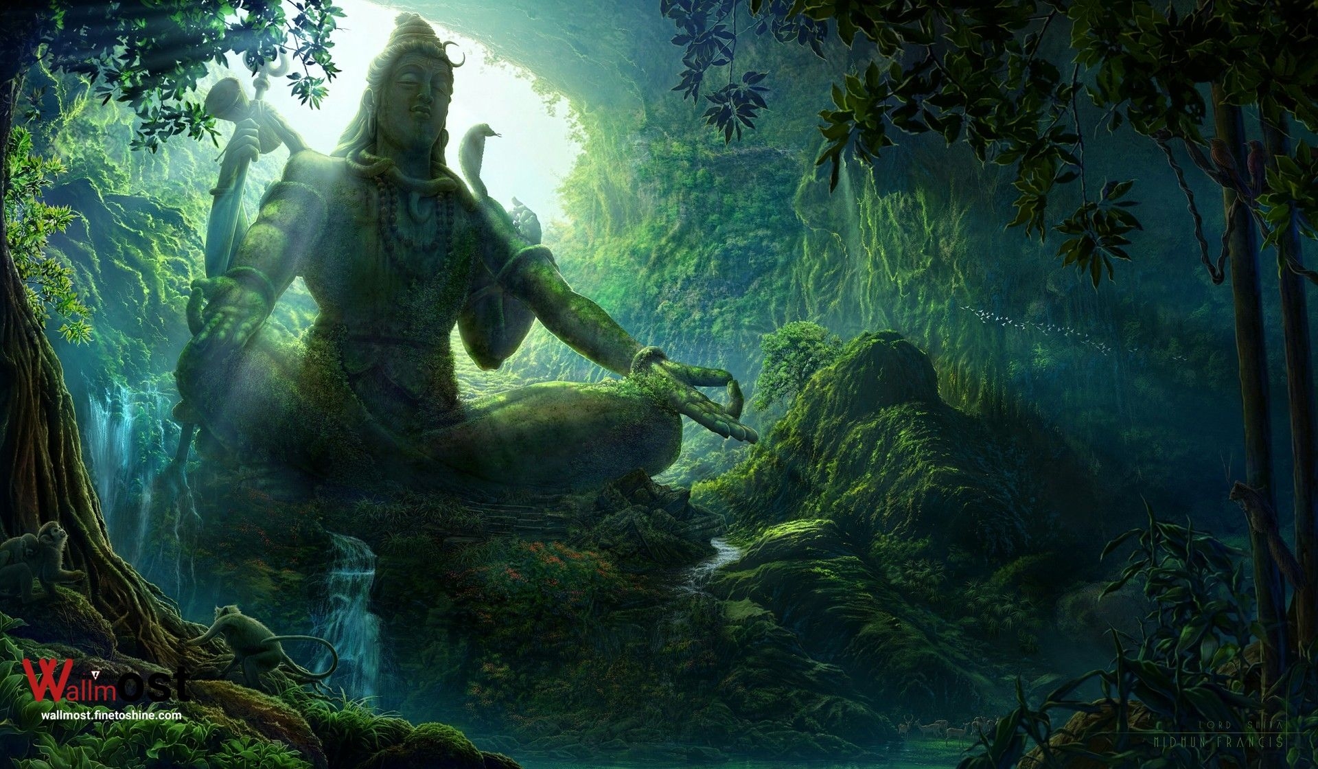 1920x1120 Har Har Mahadev Full HD Photo, 1080p Wallpaper, Shiva In Forest HD Wallpaper, Desktop