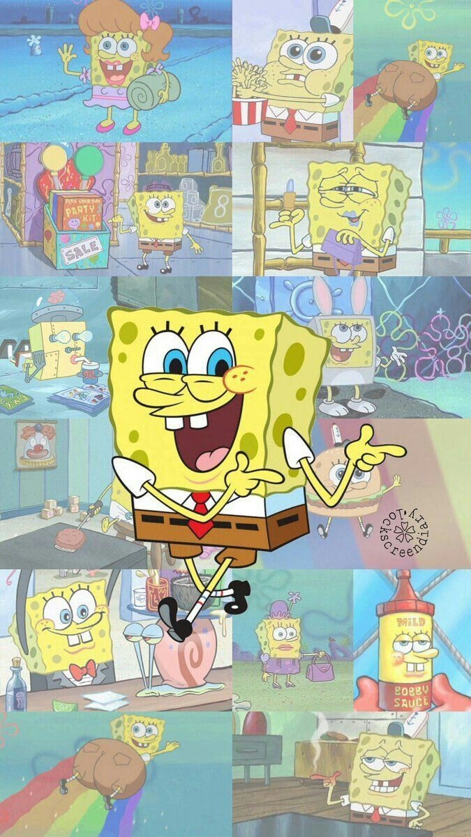 680x1200 Wallpaper Of Spongebob, Phone