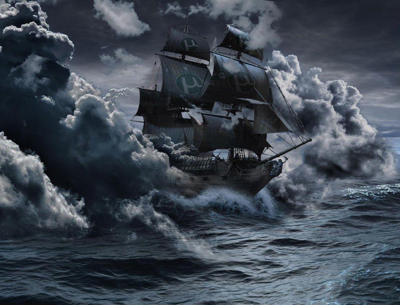 1300x990 Free Ghost Pirate Ship Wallpaper For Android, Desktop