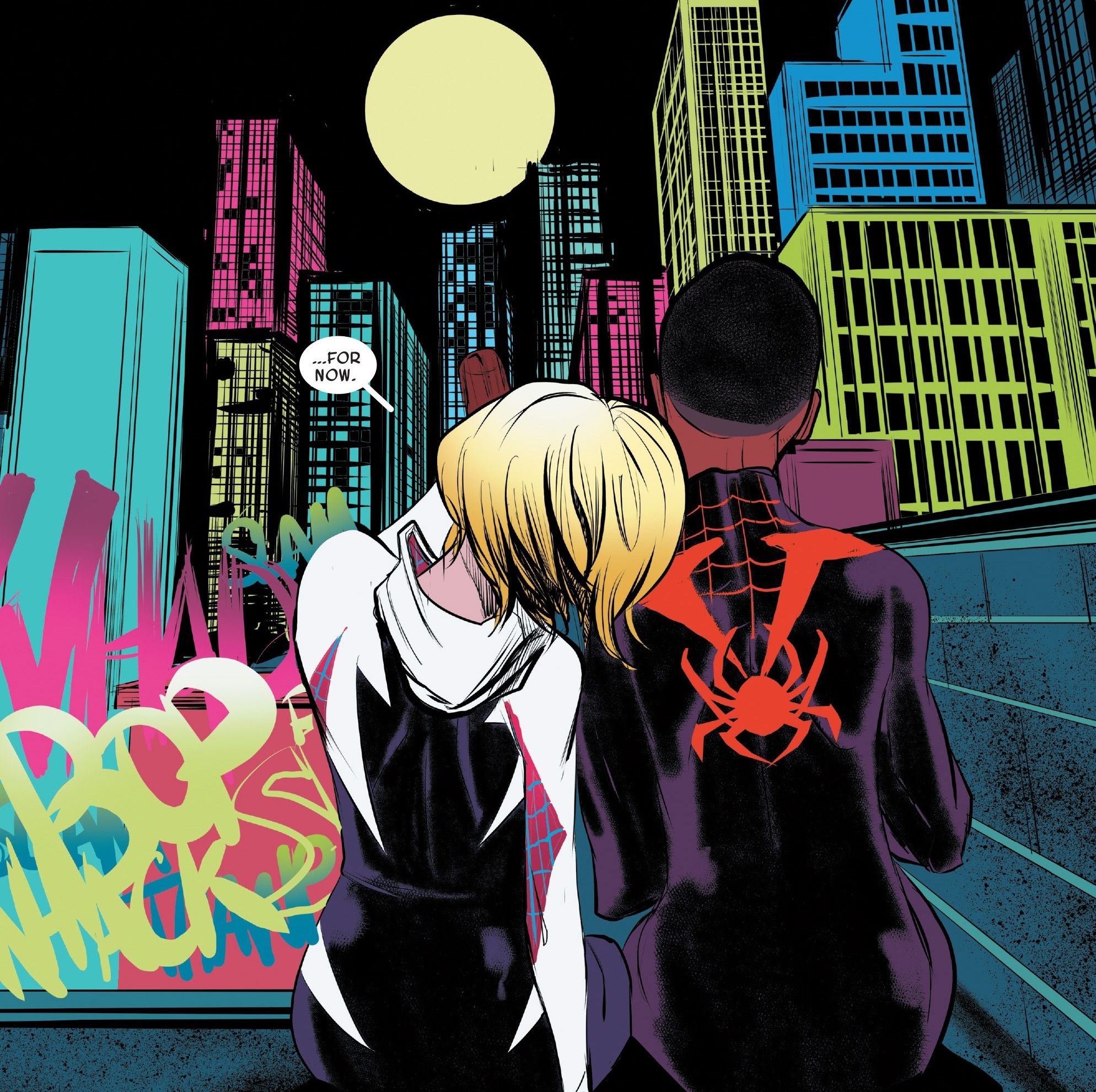 1990x1990 Spider Gwen X Miles, Desktop