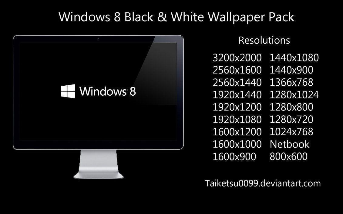 1140x710 Windows 8 Black and White Wallpaper, Desktop