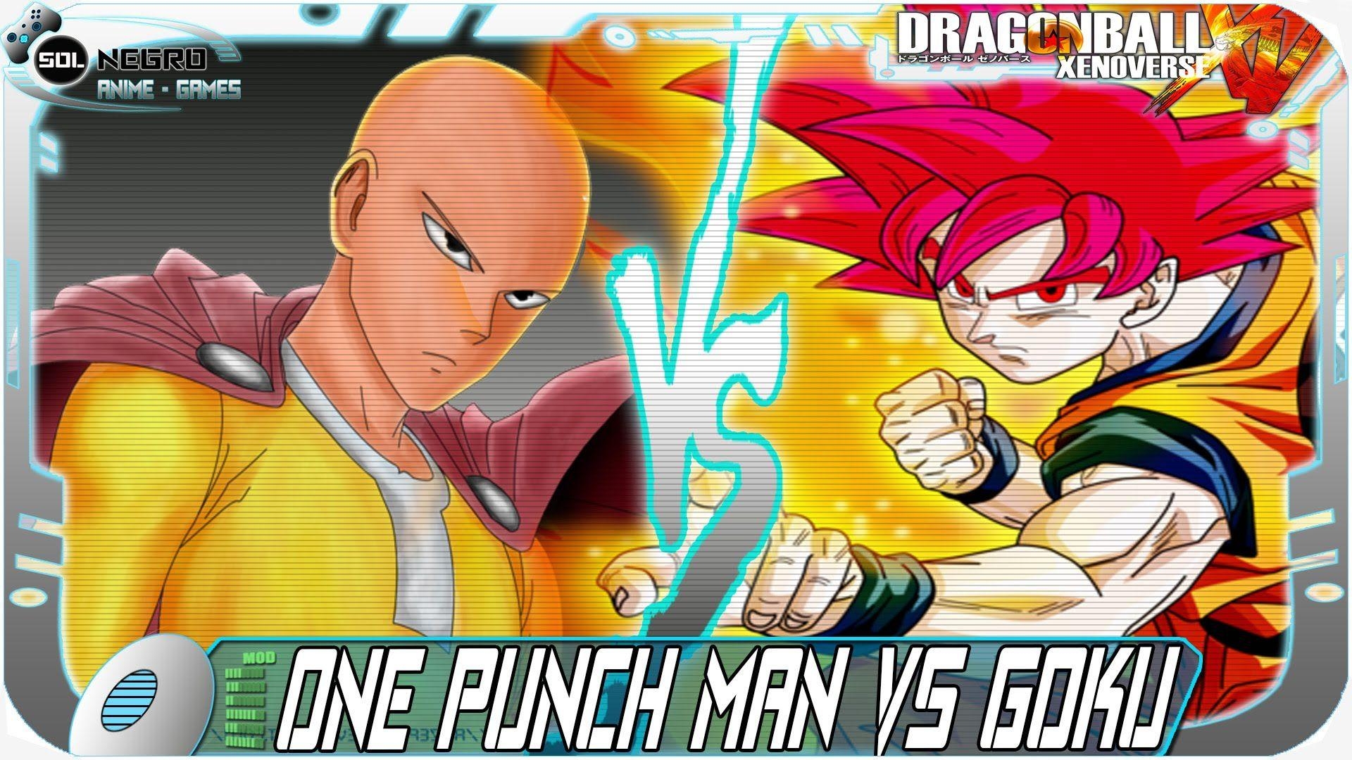 1920x1080 One Punch Man ( Saitama ) Vs Goku Super Saiyan God Ball, Desktop