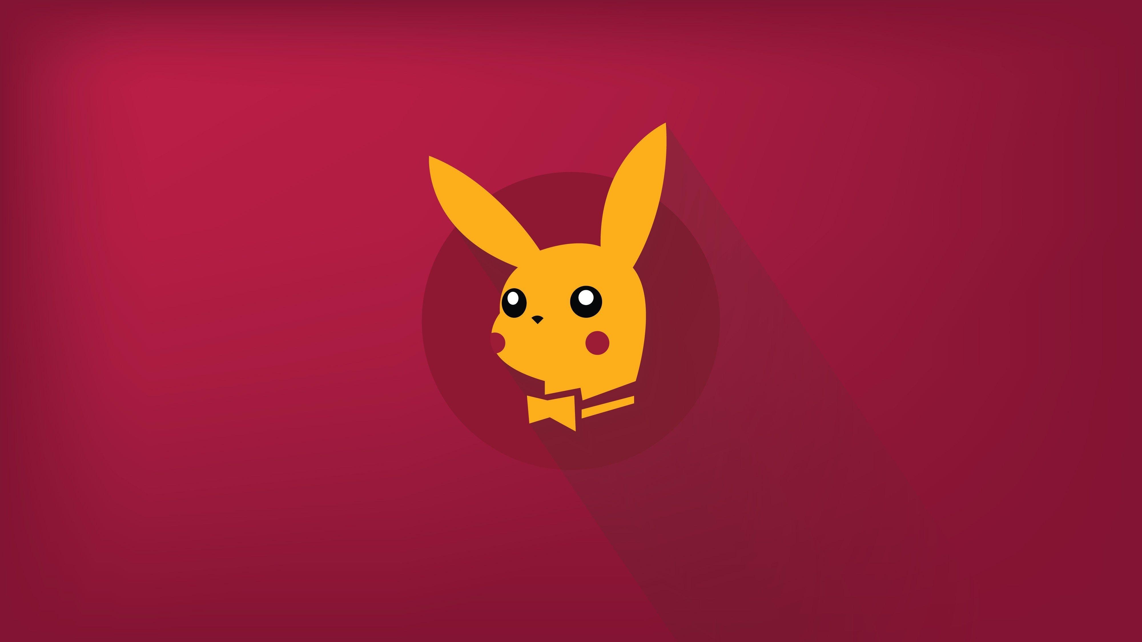 4000x2250 Pikachu Minimalist Pokémon, HD 4K Wallpaper, Desktop