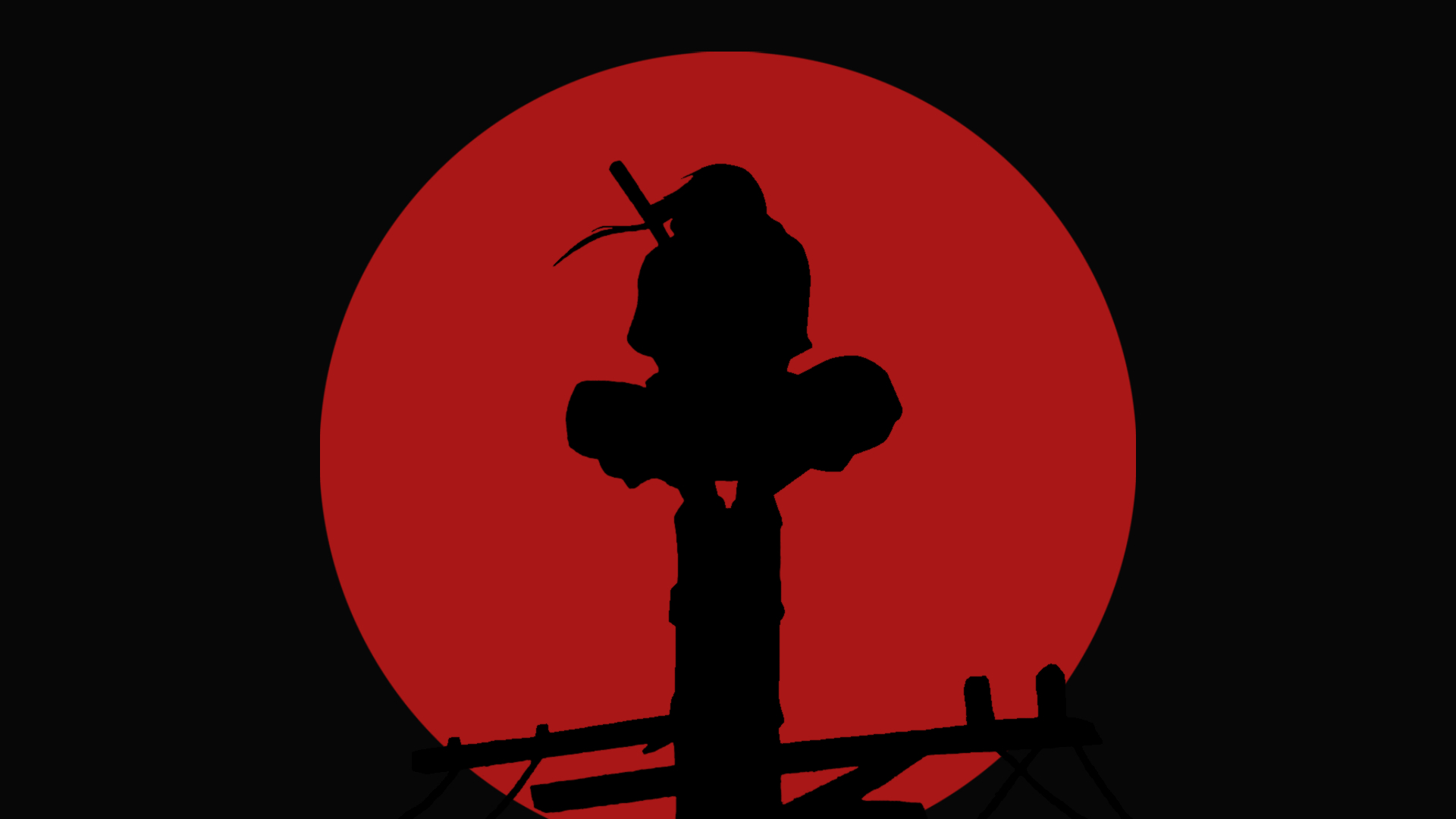 1920x1080 Itachi Moon, Desktop