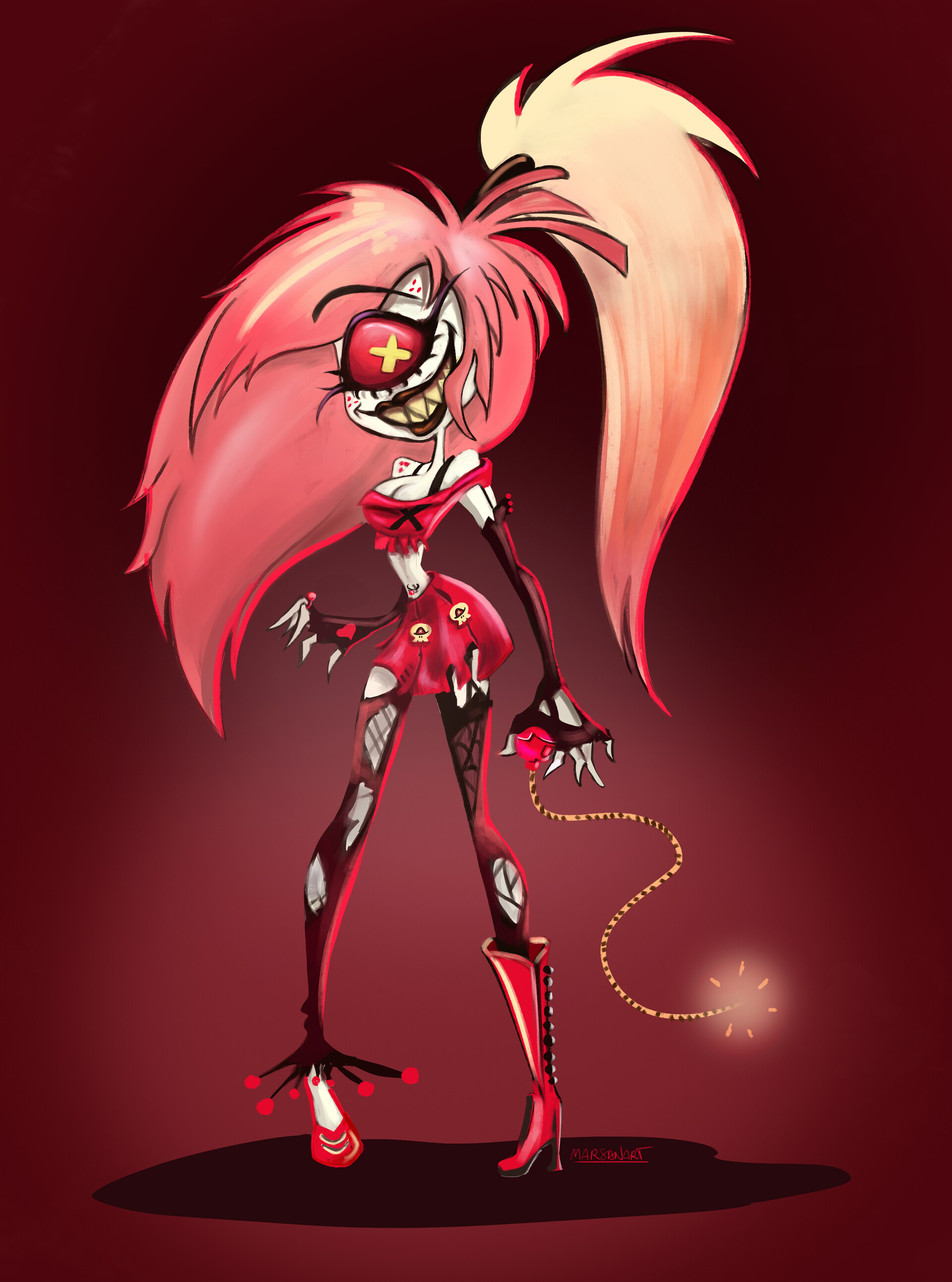 1920x2590 Cherri Bomb Hazbin Hotel, Phone