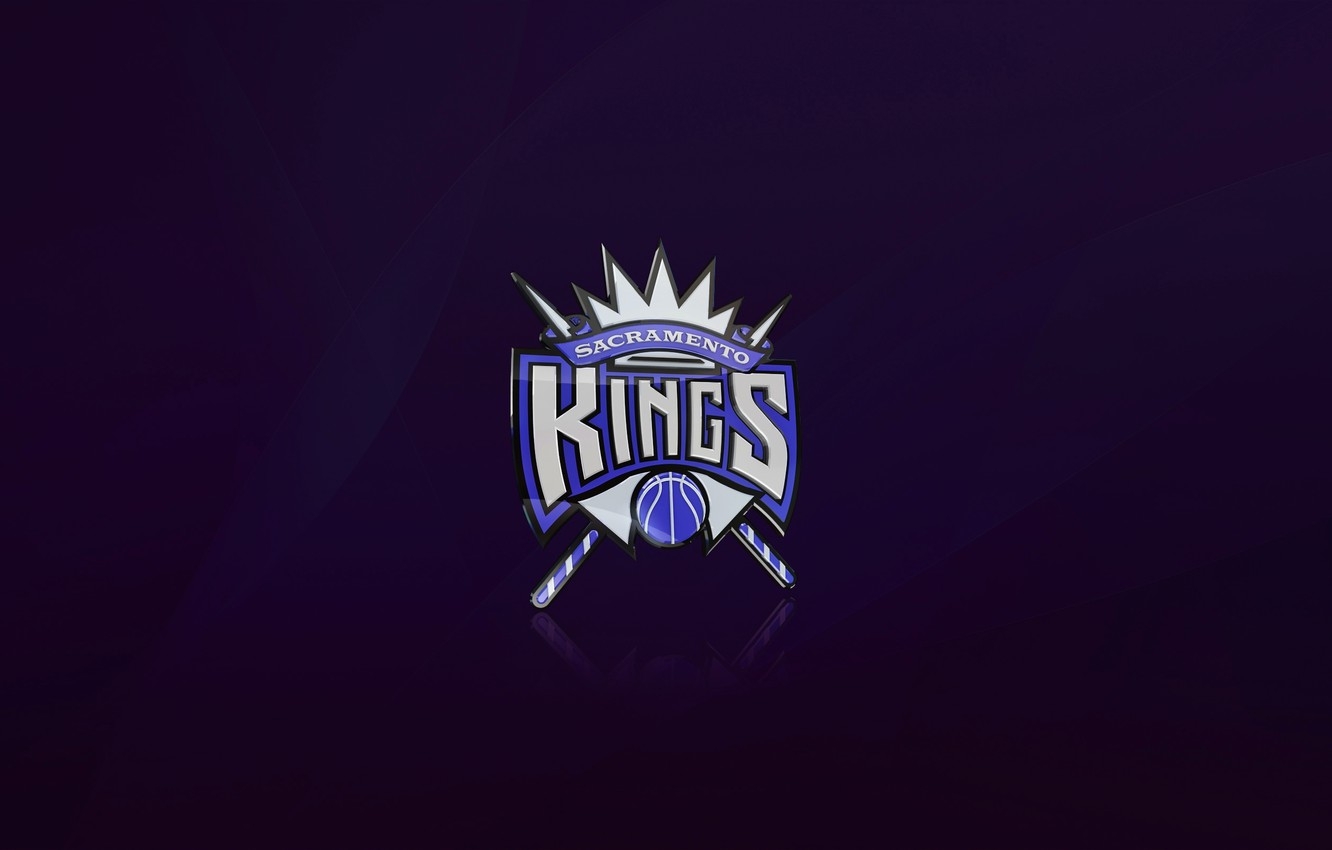 1340x850 Wallpaper Basketball, Background, Logo, Purple, NBA, Sacramento Kings, Kings image for desktop, section спорт, Desktop