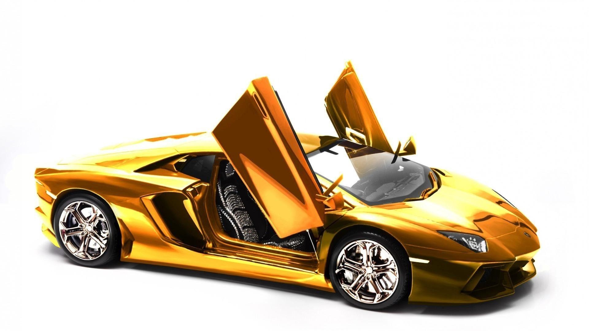 1920x1080 Simply: Lamborghini Lamborghini Aventador cars gold, Desktop