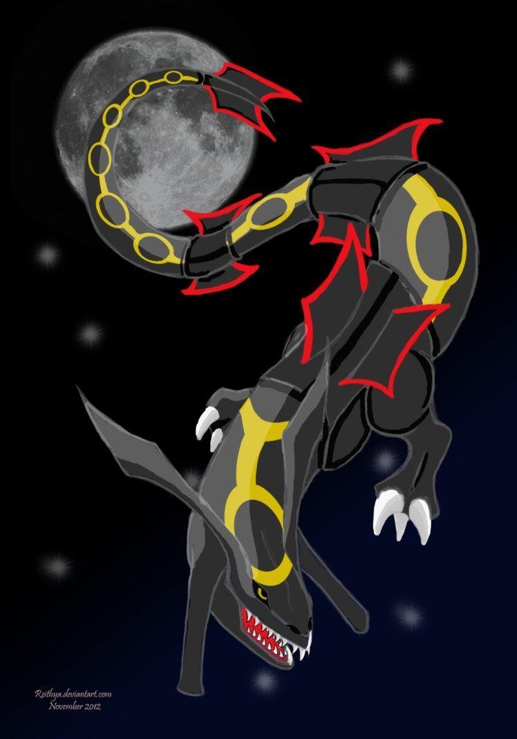 750x1070 Shiny Rayquaza, Phone