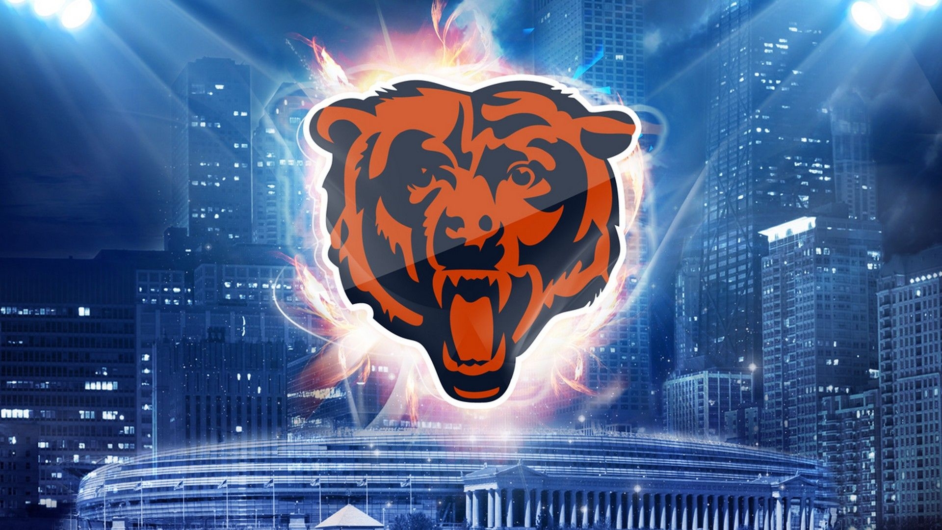 1920x1080 Wallpaper HD Bears NFL Football Wallpaper. Chicago bears wallpaper, Chicago bears logo, Chicago bears football, Desktop