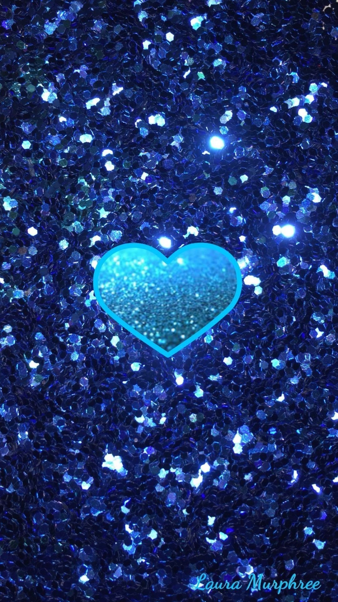 1080x1920 Blue Heart iPhone Wallpaper Free Blue Heart iPhone Background, Phone