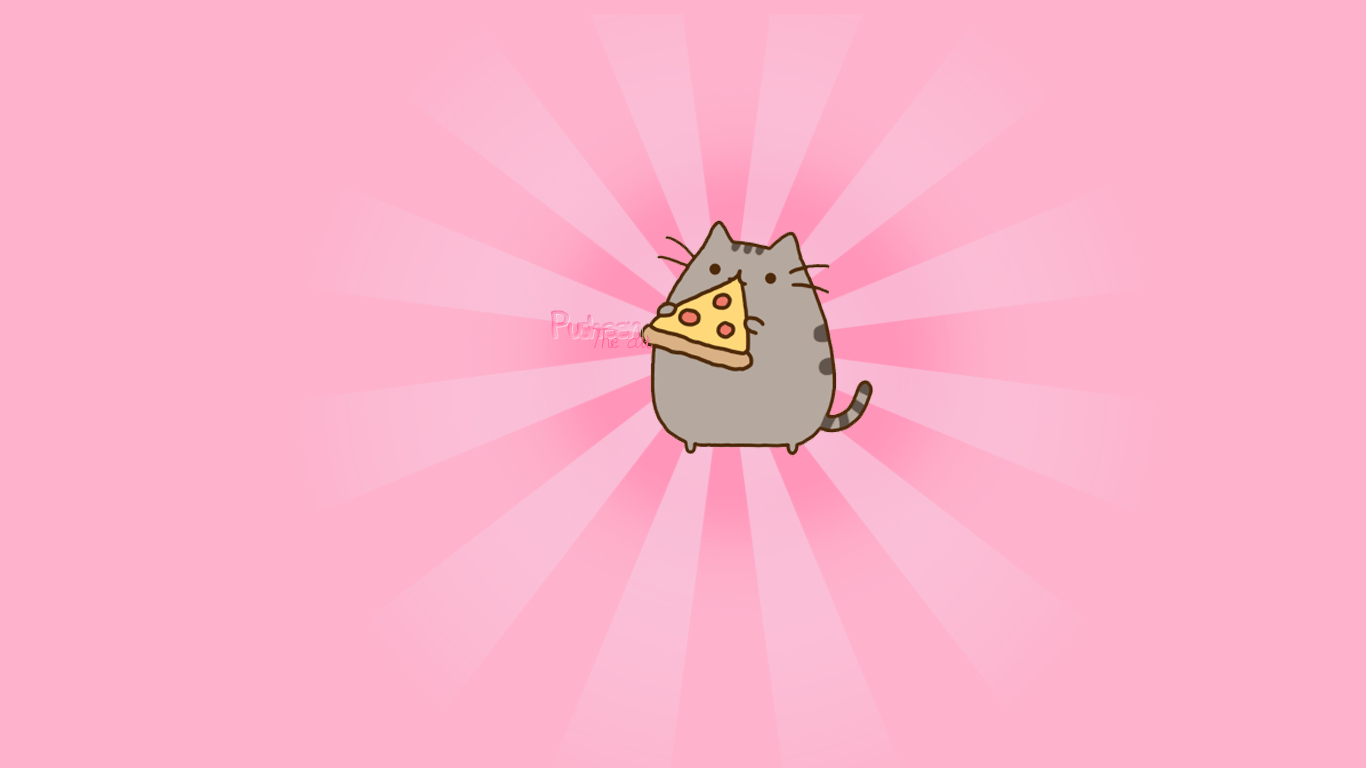 1370x770 Pusheen The Cat Wallpaper, Desktop