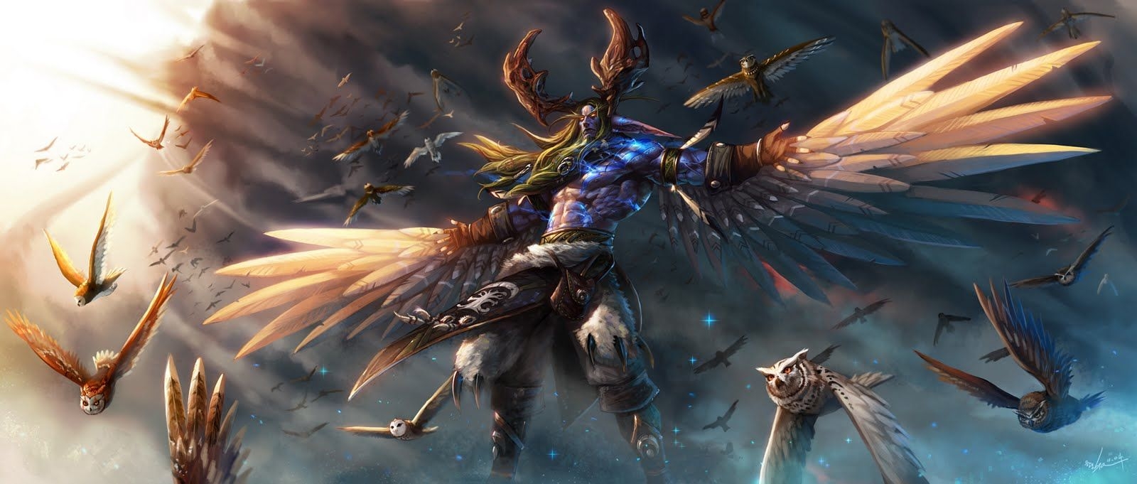 1600x690 world of warcraft wallpaper druid of warcraft wallpaper, World of warcraft cataclysm, World of warcraft game, Dual Screen