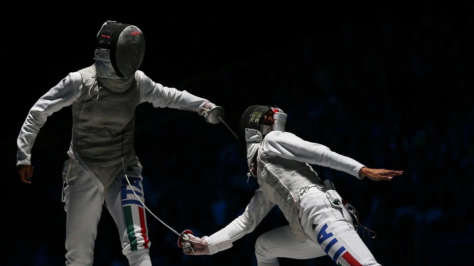 1920x1080 Sports fight fencing olympics 2012 wallpaper, Desktop