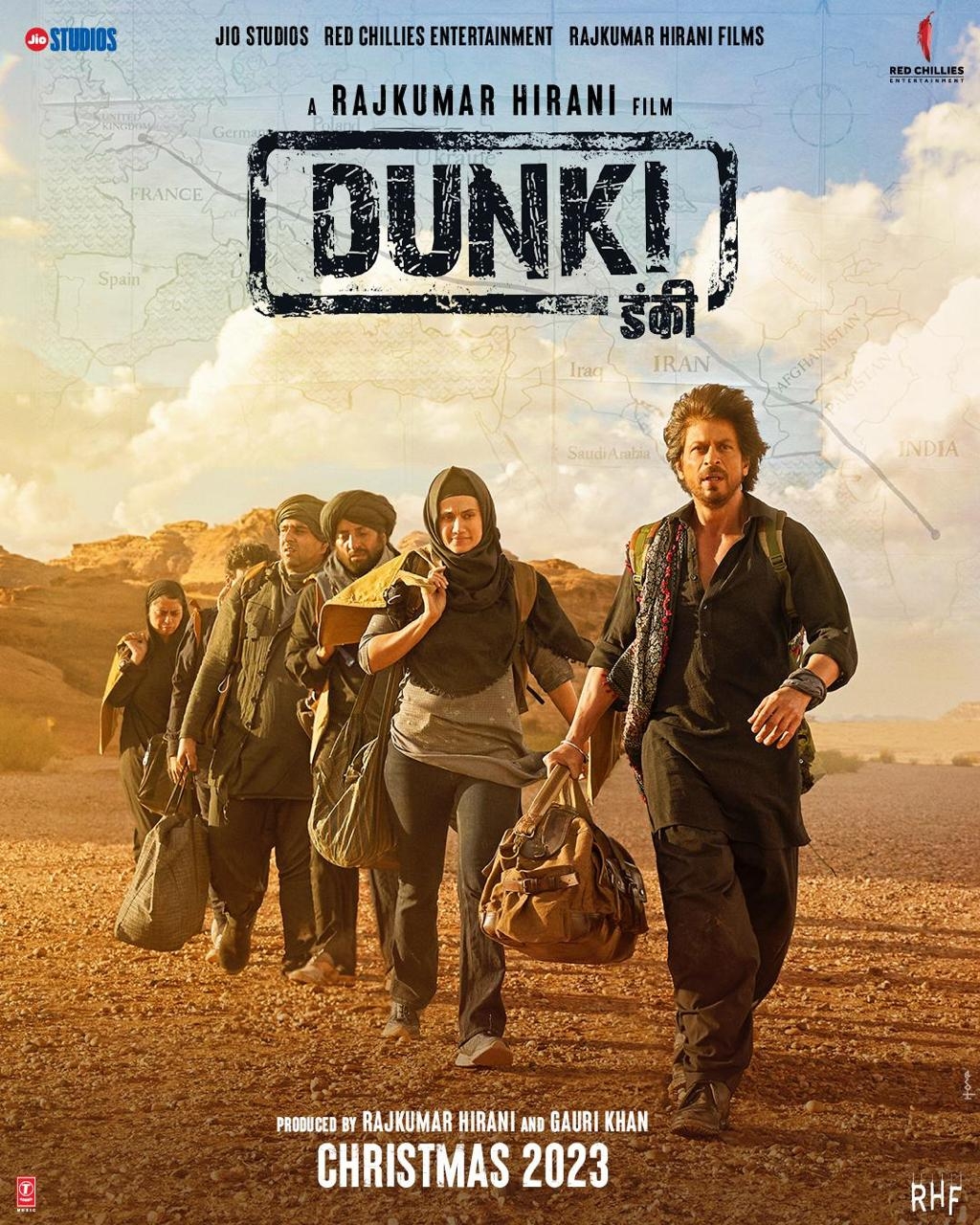 1030x1280 Dunki Movie Poster Launched, Phone