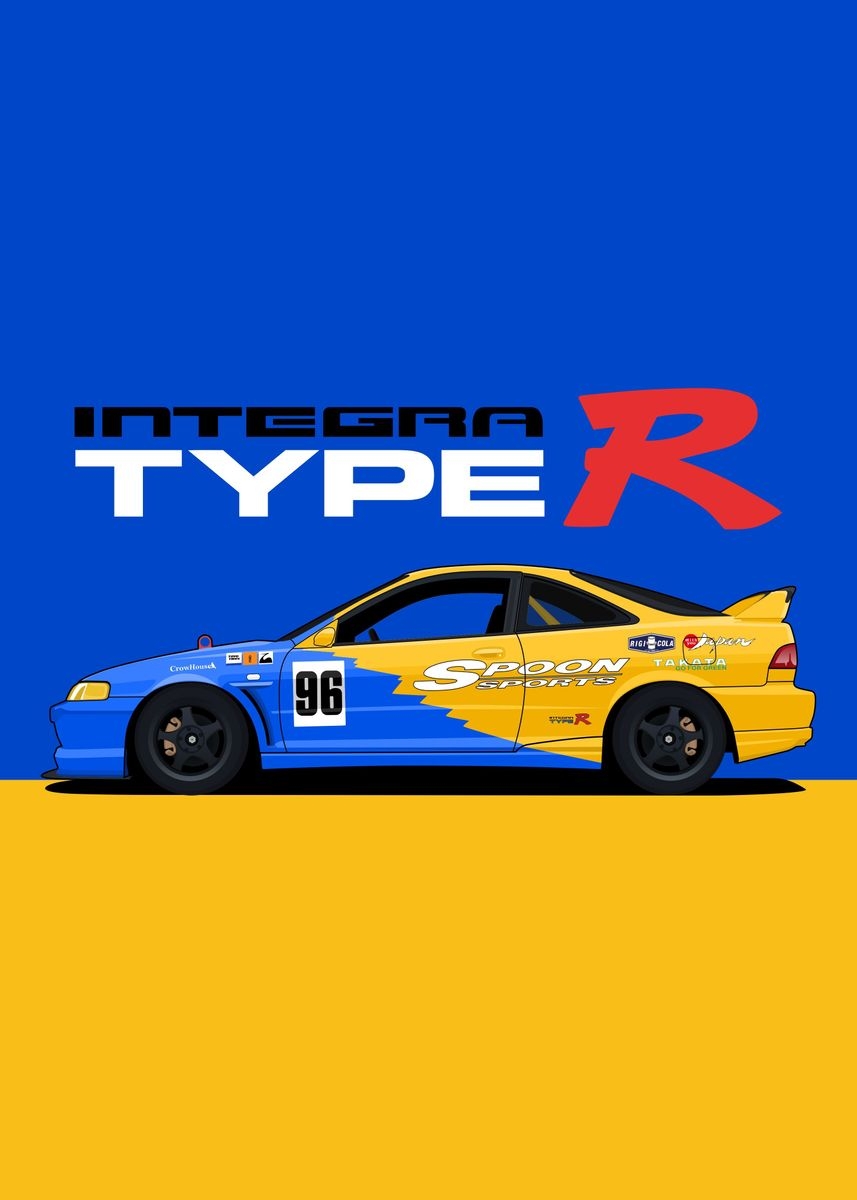 860x1200 Integra Type R Spoon Sport' Poster, Phone