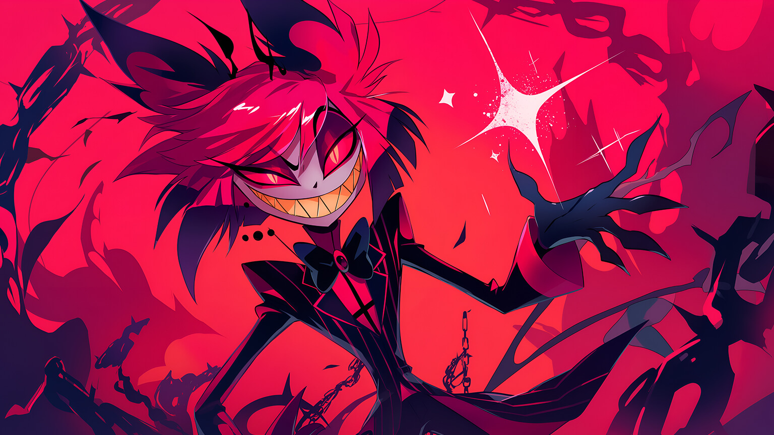 1540x870 Hazbin Hotel Alastor Desktop Wallpaper, Desktop