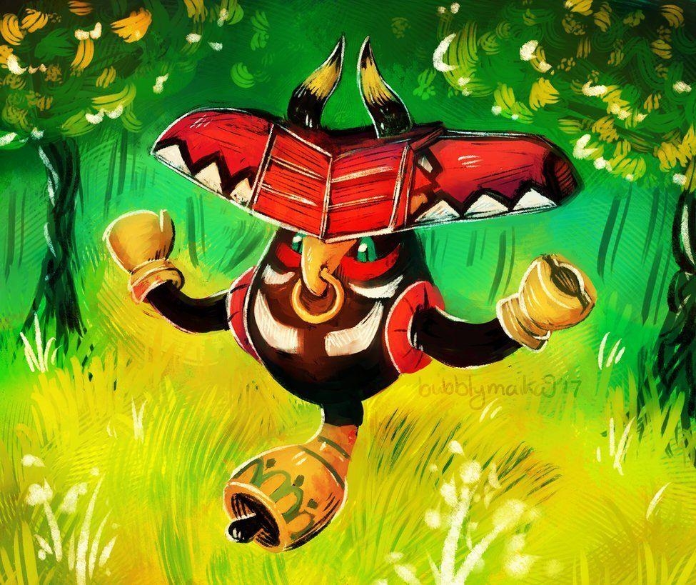 980x820 Tapu Bulu by bubblymaika. stunning pokemon art, Desktop