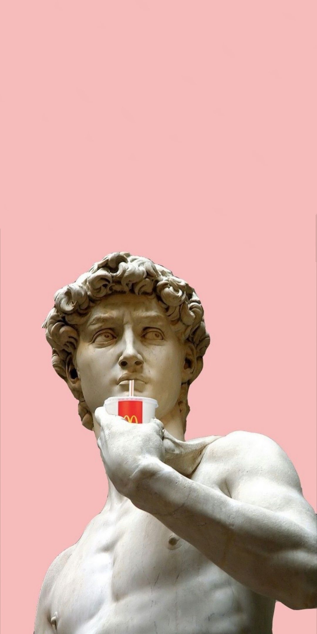 1080x2160 statue #david #wallpaper #cute #pink #mcdonalds #tumbrl. Sfondi, Phone